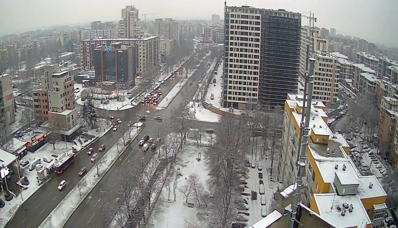 В бяла премяна осъмна Пловдив