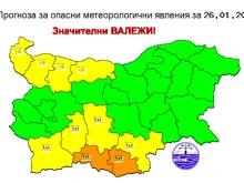 Силни пориви на вятъра, а дъждът идва с жълт и оранжев код в началото на следващата седмица