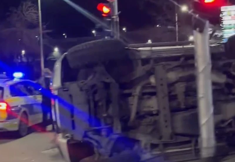 Зрелищна катастрофа в Пловдив