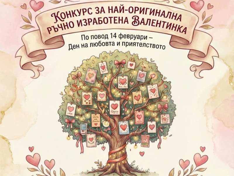 Дървото на влюбените в Русе "разцъфва" с над 300 Валентинки тази събота!
