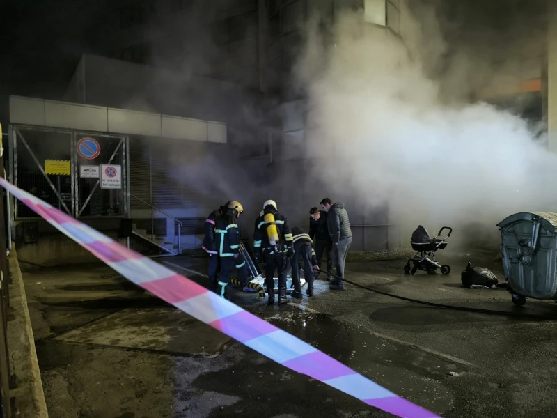 Авария на трансформатори предизвика пожар в Студентски град