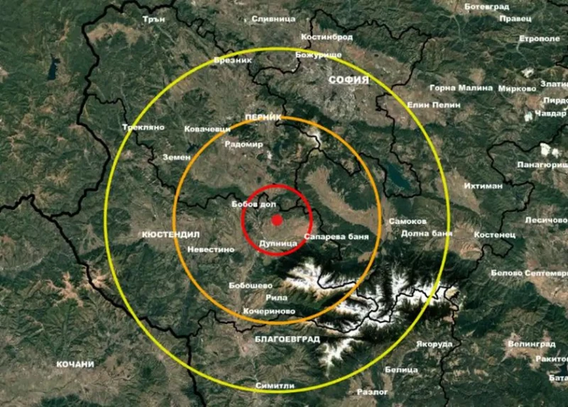 Ново земетресение рано тази сутрин в България!