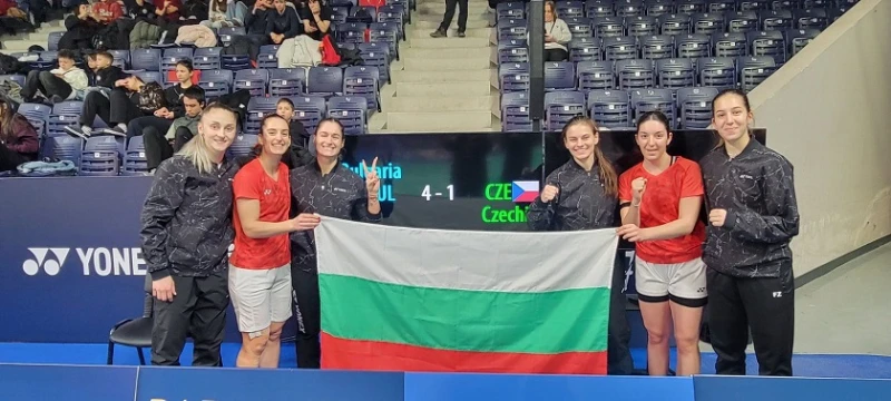 Страхотно! България със сигурен медал от ЕВРО 2026 по бадминтон за жени