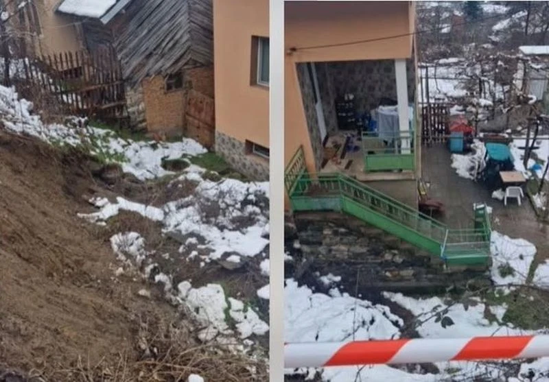 Частично бедствено положение в Пловдивско заради свлачище