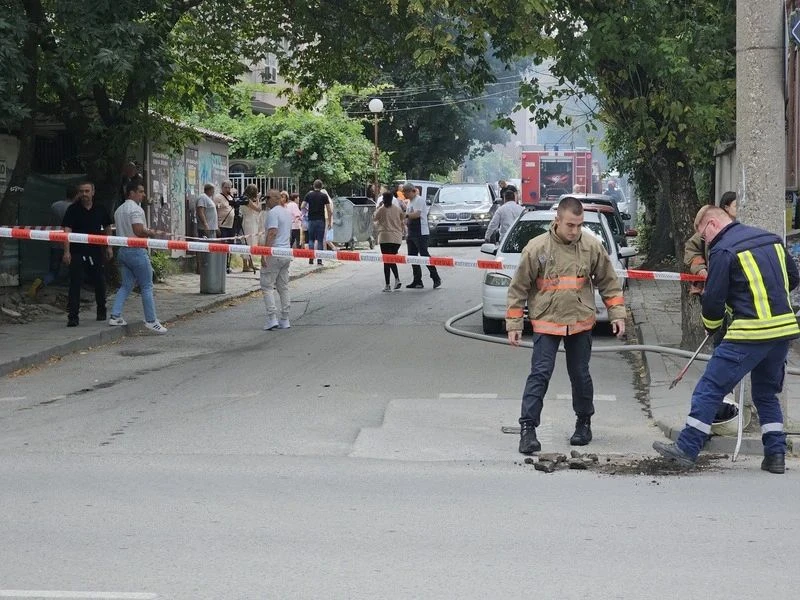 Къща горя в Симитли