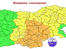 Шарена карта за прогнозата утре в България – оранжево, жълто, но и зелено има