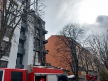 Пожар изпепели четири етажа в София