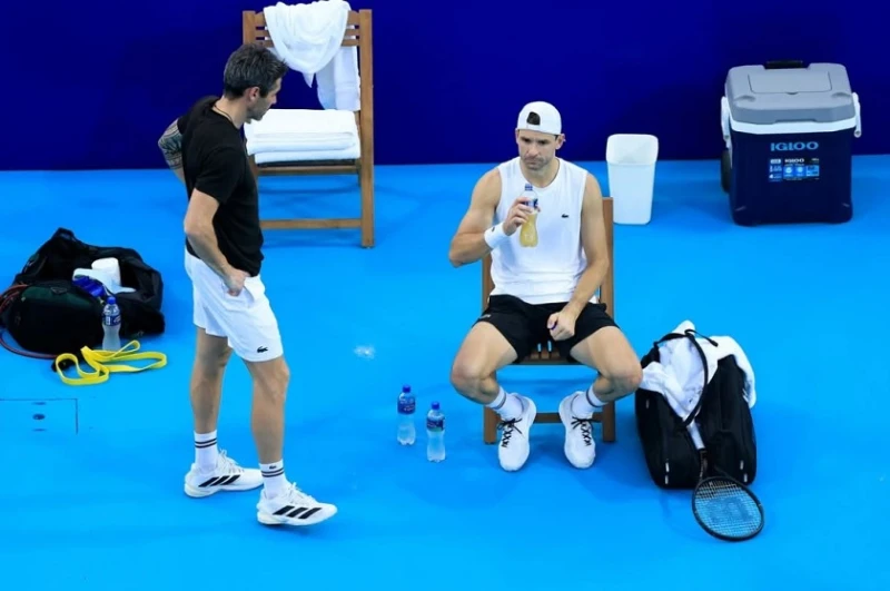 Григор Димитров с коментар за работата си с Налбандян и Малис