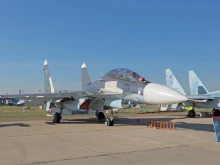 Изтребител Су-30СМ се разби в Казахстан