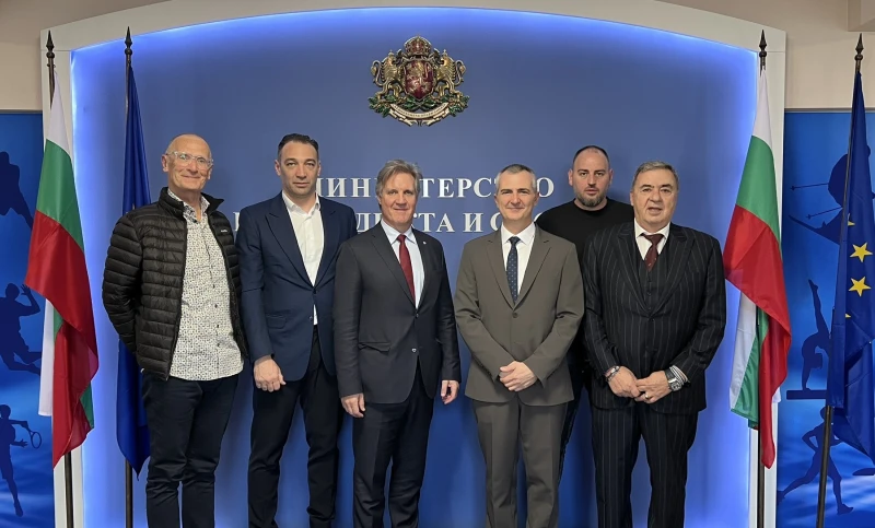 Димитър Илиев се срещна с президента на Европейската федерация по водни спортове Антонио Жозе Силва