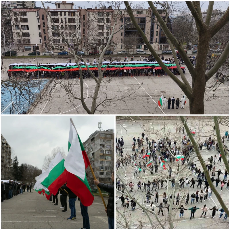Пета гимназия във Варна отбелязва Трети март