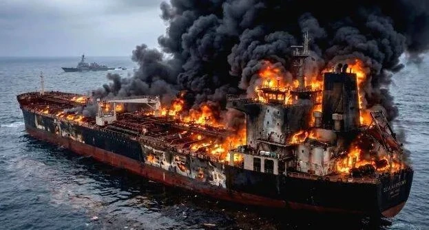 Иран обяви, че е потопил петролен танкер под флага на САЩ