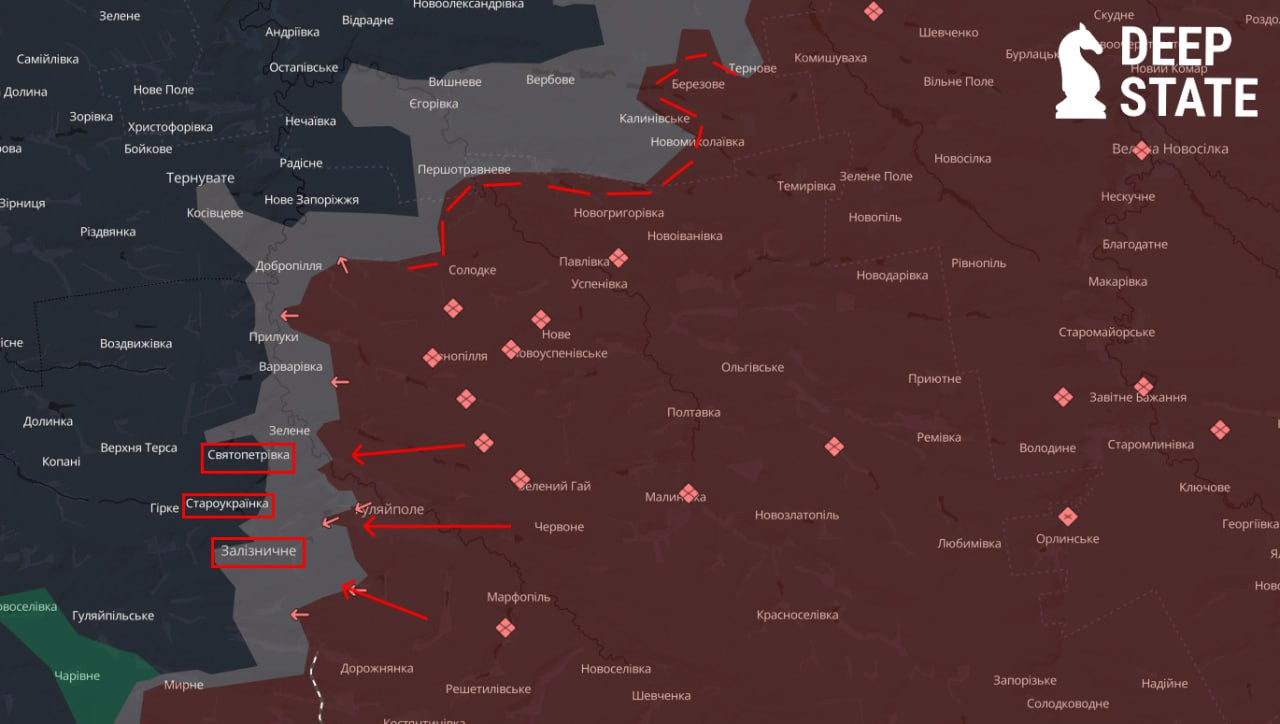 Ситуацията в района на Гуляйполе в Запорожка област не е