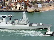 Британският разрушител HMS Dragon се отправя към Кипър