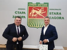 Заместник-кметът на Стара Загора Радостин Танев посрещна посланика на Молдова у нас Н. Пр. Емил Жакота