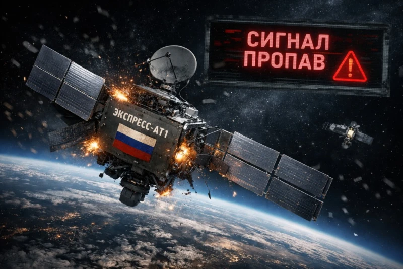 Русия загуби спътника, който осигуряваше излъчването в завзетите територии на Украйна