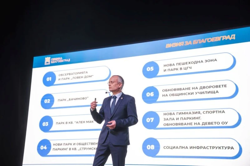 Кметът Методи Байкушев представи 8 ключови проекта за развитието на жизнената среда в Благоевград