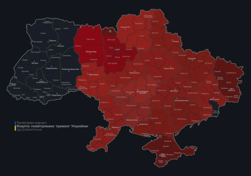Нова масирана атака с дронове и ракети от Русия срещу Украйна