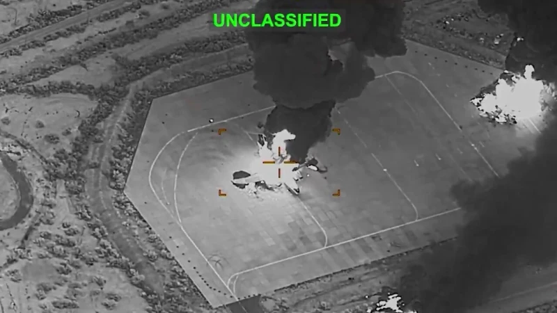 САЩ публикуваха видео от ракетен удар по военна техника в Техеран