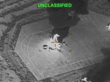 САЩ публикуваха видео от ракетен удар по военна техника в Техеран