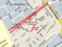 Възстановено е движението по ул. "Христо Ботев" в Стара Загора