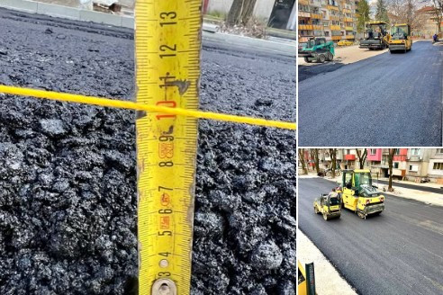 Ремонтните дейности по облагородяване на междублоковите пространства в Русе продължават