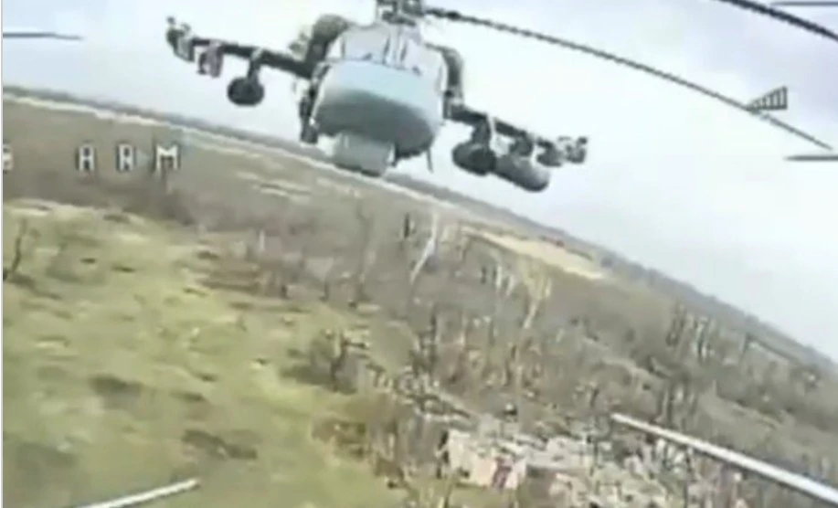 ВСУ свалиха руски хеликоптер Ка-52 с помощта на FPV-дрон