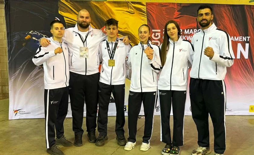 Родното таекуондо с два медала на силен турнир в Белгия