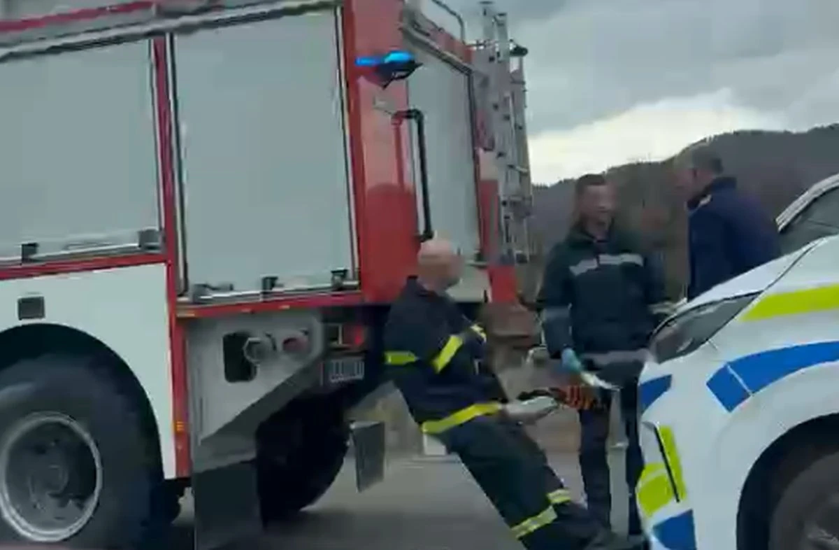 Ексклузивно видео от трагедията на магистрала "Тракия"