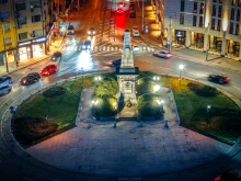 Обновено е осветлението при паметника на Васил Левски в София