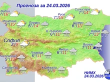 Очаква ни облачно време с валежи