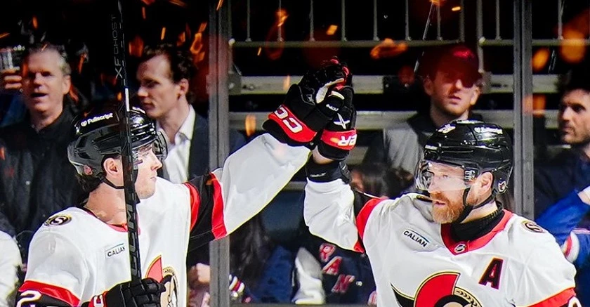Отава срази Ню Йорк Рейнджърс в NHL