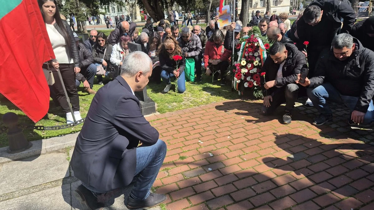 Костадин Костадинов във Варна: Паметта на граф Игнатиев не трябва да бъде поругавана