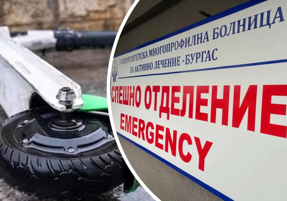 Нов случай: 21-годишна жена е в болница след падане с тротинетка