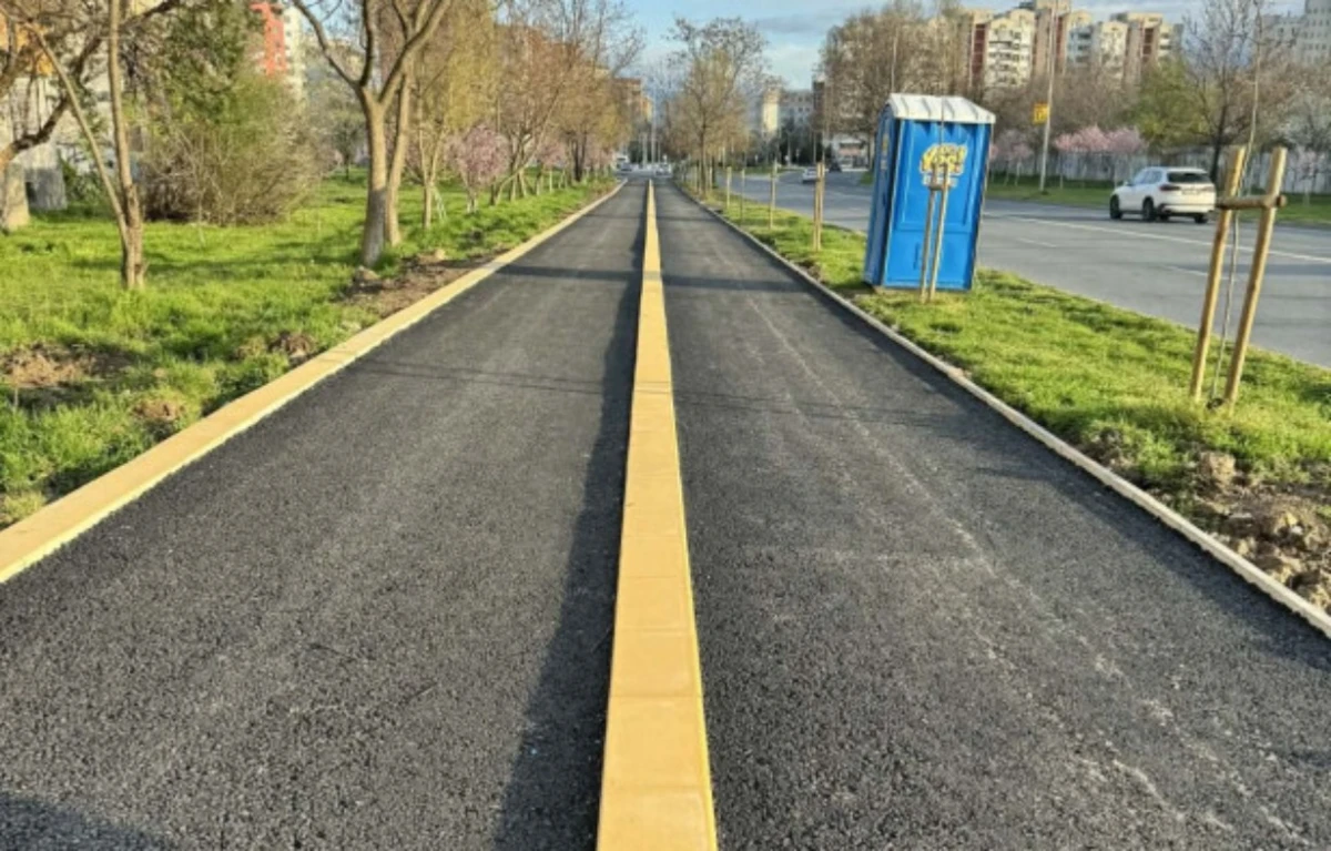 Напредва изграждането на новата велоалея в "Тракия"