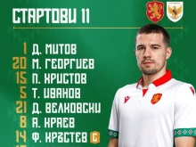 Вижте стартовите състави на България и Индонезия