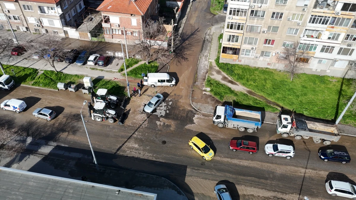 Голяма авария в източната част на Пловдив