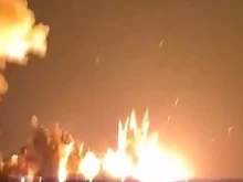 Впечатляващо видео от експлозиите след американския удар по Исфахан