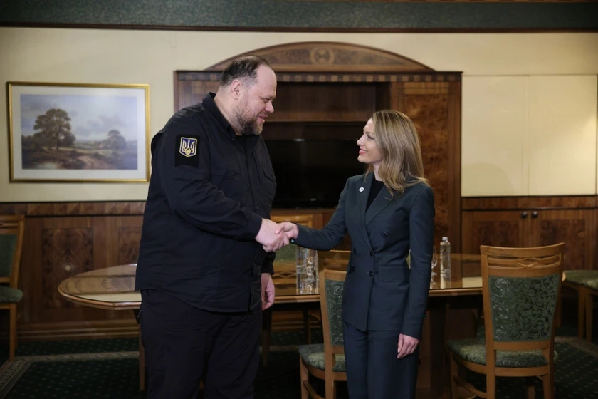Назарян разговаря с председателя на Върховната рада на Украйна