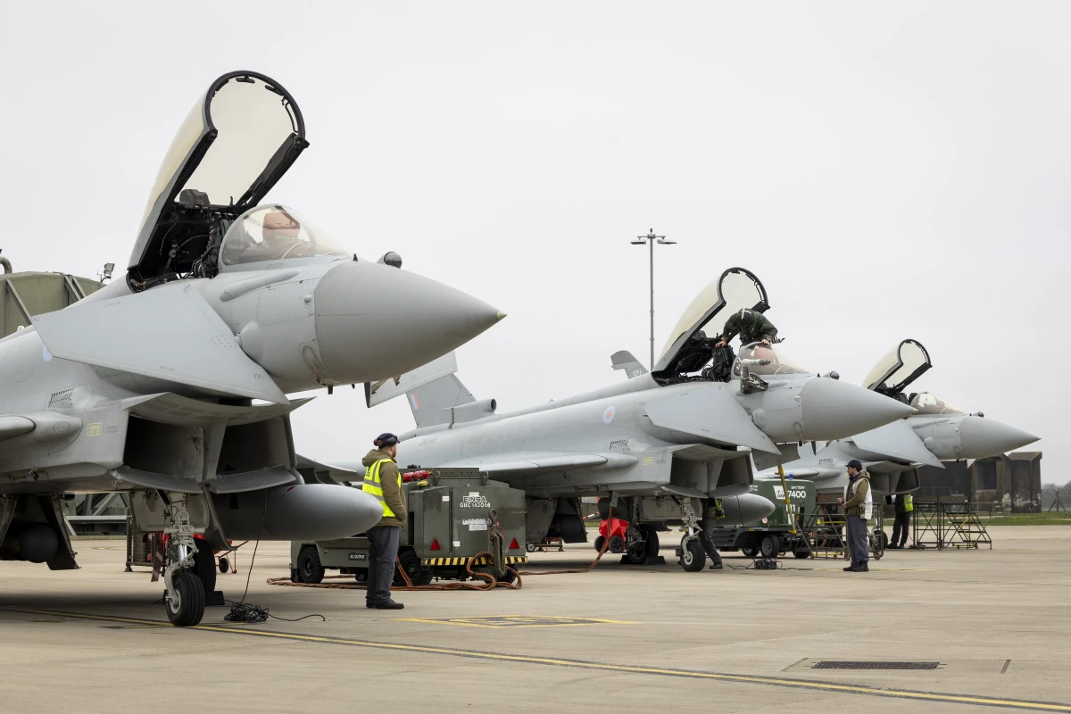 Великобритания удължава разполагането на изтребители Typhoon в Катар