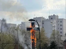 Изгоря дървеният кръст до който папа Йоан Павел II извърши първата си литургия в Полша