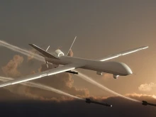 Американски дрон MQ-4C Triton патрулира над Ормузкия проток