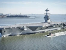 Самолетоносачът Gerald R, Ford подобри рекорд за най-дълга мисия от войната във Виетнам насам