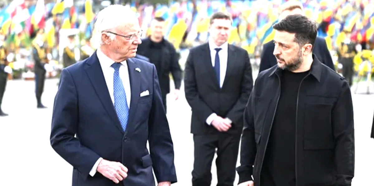 Президентът на Украйна Володимир Зеленски се срещна с краля на