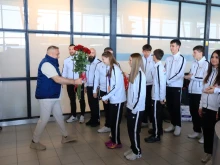 Бронзовата медалистка от Световното по таекуондо в Ташкент Дея Пеева се завърна в България