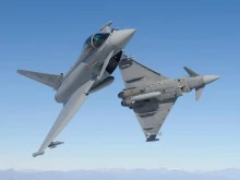 Фрагменти от дронове паднаха в Румъния, два британски Eurofighter Typhoon бяха вдигнати в небето