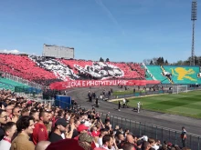 Сектор Г почете Джони Велинов с хореография в дербито с Левски