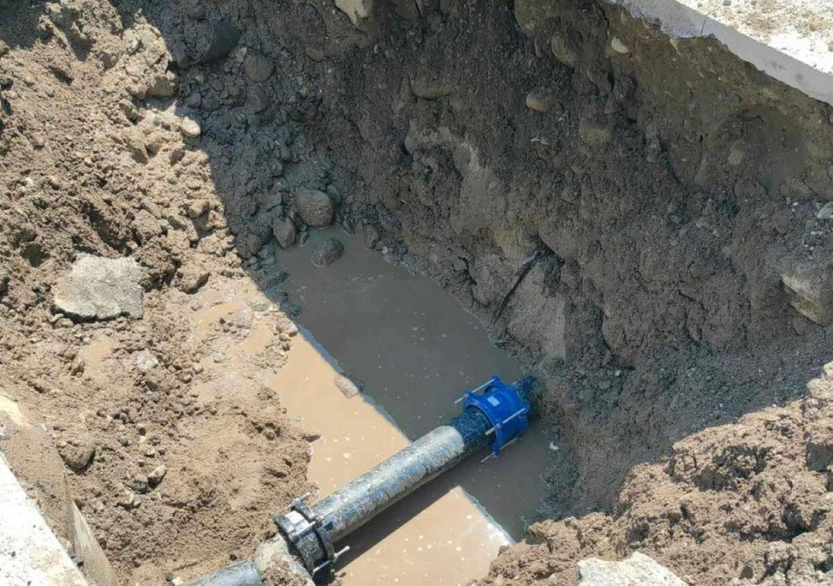 Голяма ВиК авария възникнала в участък западно от река Глазне в