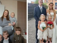 Тя роди близнаците си на 15, днес на 24 има общо 7 деца
