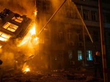 Масирана руска нощна атака срещу Одеса, има ранени и разрушения